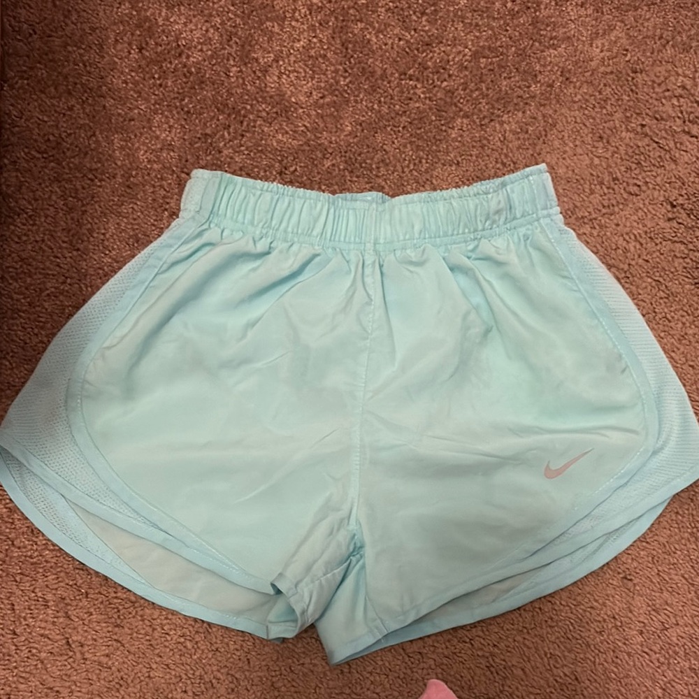Nike Blue Athletic Shorts Lightweight Elastic Waist